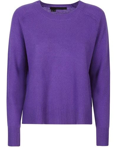 360cashmere Round-Neck Knitwear - Purple