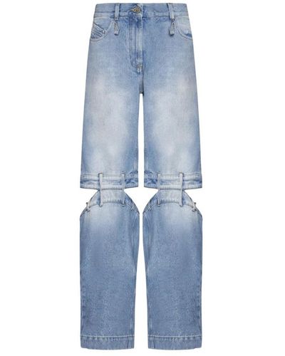 The Attico Wide Jeans - Blue