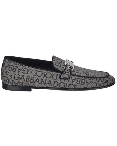 Dolce & Gabbana Shoes > flats > loafers - Gris