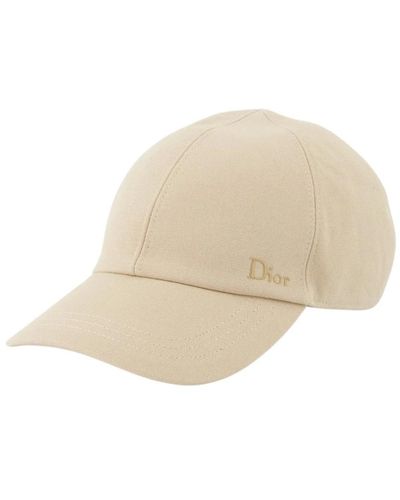 Dior Cappellino in cotone con logo tonale - Neutro