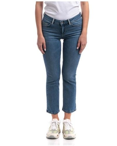 Liu Jo Cropped bootcut jeans - Blu