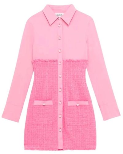 Blugirl Blumarine Shirt Dresses - Pink