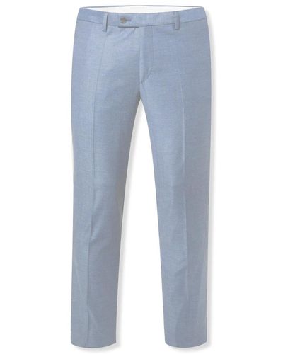 Baldessarini Pantaloni da abito slim fit con gamba affusolata - Blu