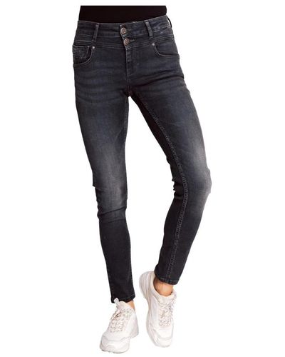 Zhrill Jeans > slim-fit jeans - Bleu