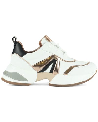 Alexander Smith Chunky marble sneakers con insertos de contraste - Blanco