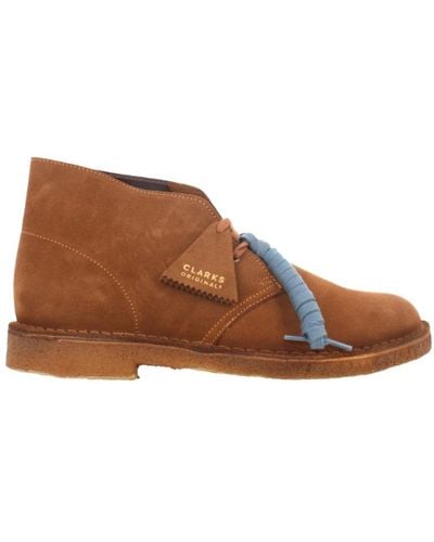 Clarks Lace-Up Boots - Brown