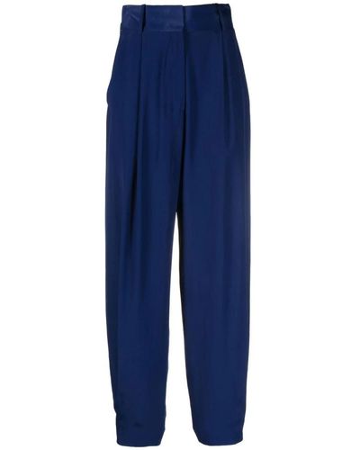 Rochas Wide pantaloni - Blu