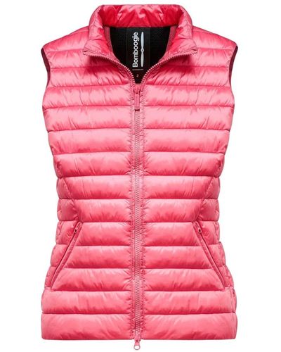 Bomboogie Short vest with synthetic padding - Rosa