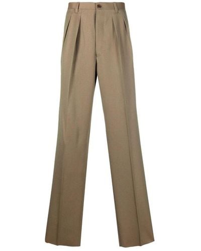 Giuliva Heritage Wide Trousers - Natural