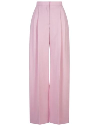 Alexander McQueen Wide Trousers - Pink