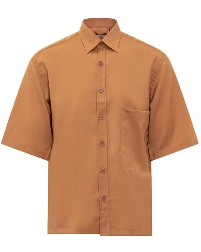 Costumein Shirts > short sleeve shirts - Marron