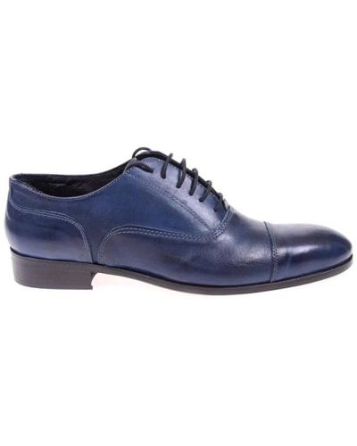 Daniele Alessandrini Shoes > flats > business shoes - Bleu