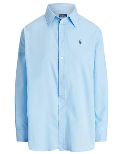 Polo Ralph Lauren Lässiges baumwollhemd - Blau