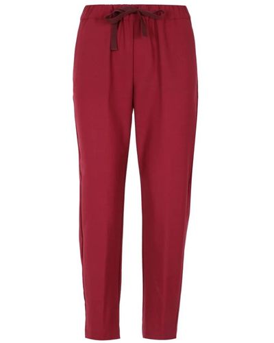 Semicouture Pantalons - Rouge