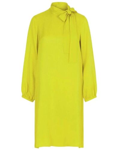 Carolina Herrera Knitted Dresses - Yellow