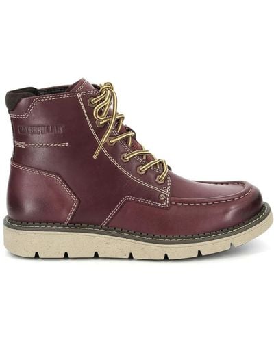 Caterpillar Shoes > boots > lace-up boots - Violet