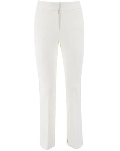 Peserico Straight pantaloni - Bianco