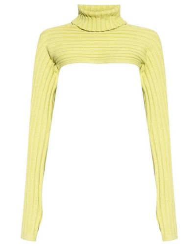 Birgitte Herskind Nynne cropped turtleneck sweater - Gelb