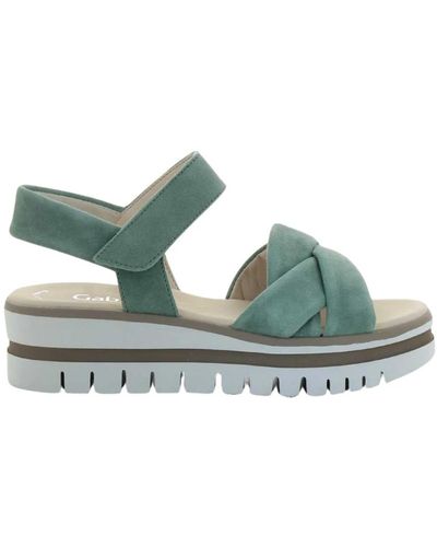 Gabor Shoes > sandals > flat sandals - Vert