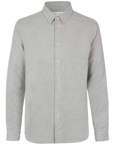 Samsøe & Samsøe Liam nx hemd im skandinavischen stil - Grau