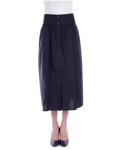 Woolrich Skirts > midi skirts - Bleu