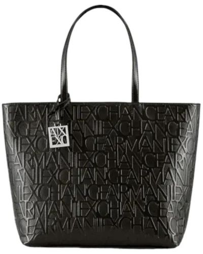Armani Exchange Shoulder Bags - Black