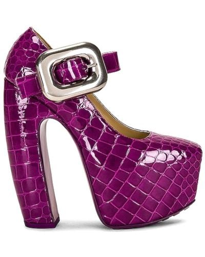 Bottega Veneta Court Shoes - Purple