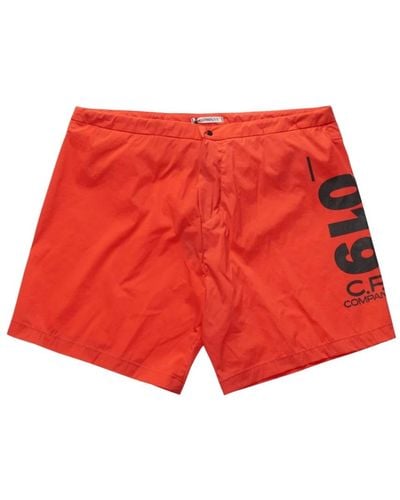 C.P. Company Casual Shorts - Red