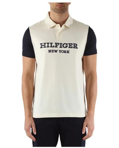 Tommy Hilfiger Polo Shirts - Natural