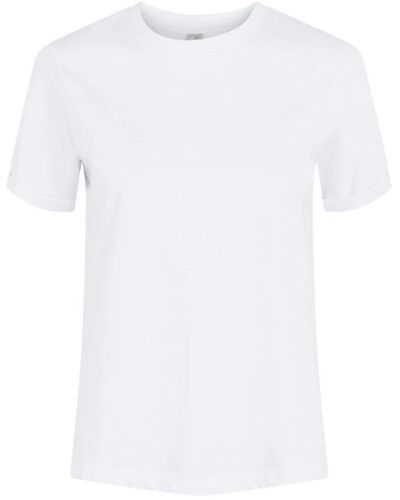 Pieces T-Shirts - White