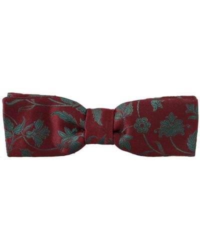 Dolce & Gabbana Farfalla di seta papillon - Rosso