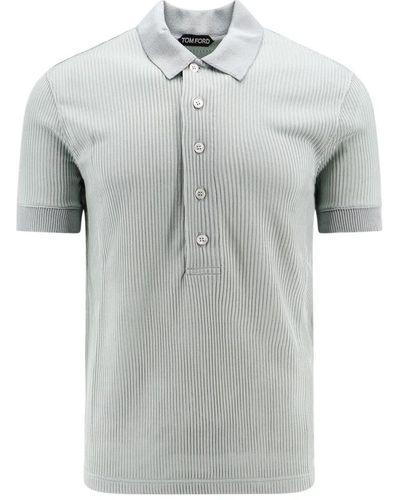 Tom Ford Tops > polo shirts - Gris