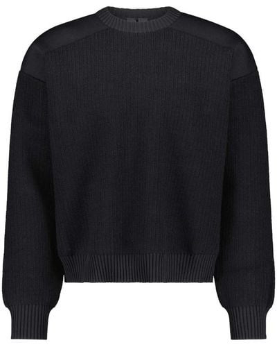 Y-3 Comodo maglione in misto lana - Nero