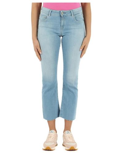 Replay Cropped Jeans - Blue