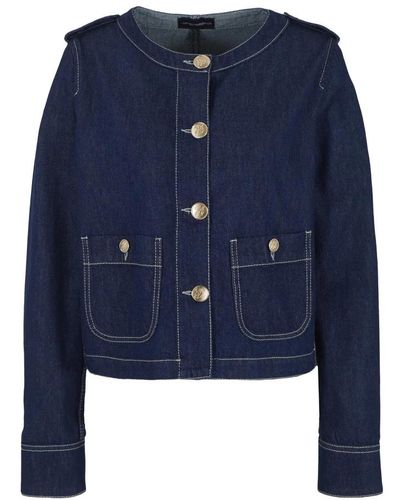 Emporio Armani Jackets > denim jackets - Bleu