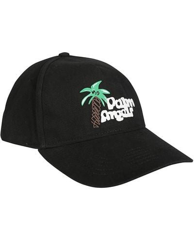 Palm Angels Logo palm kappe - Schwarz