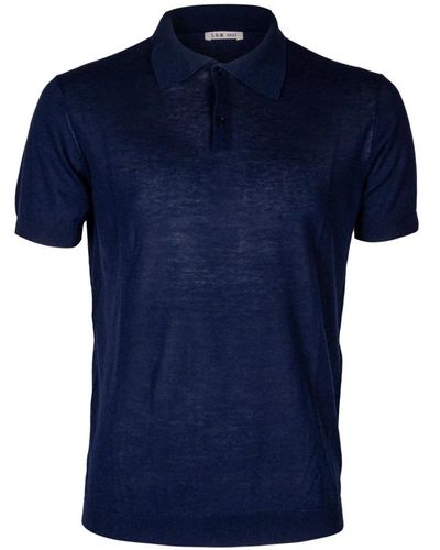 L.B.M. 1911 Tops > polo shirts - Bleu