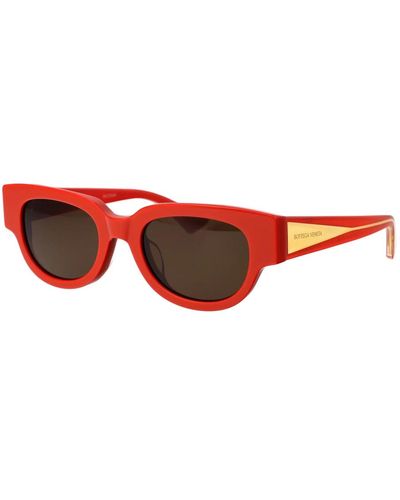 Bottega Veneta Stylische sonnenbrille bv1278sa - Rot