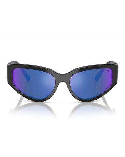 Tiffany & Co. Occhiali da sole sofisticati tf4217 con lenti blu specchiate