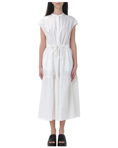 Woolrich Shirt Dresses - White