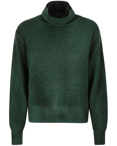 Avant Toi Knitwear > turtlenecks - Vert