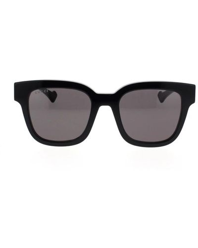 Gucci Nero grigio occhiali da sole gg0998s stile - Marrone