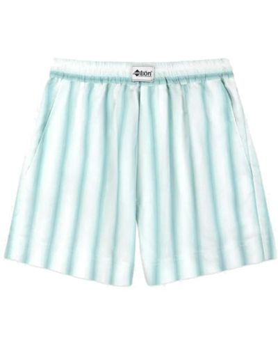 Margaux Lonnberg Oliver pantalones cortos de algodón verde - Azul