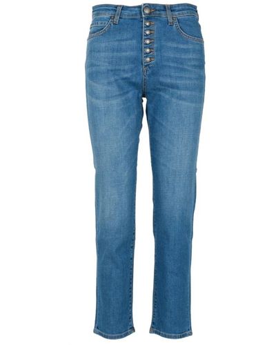Roy Rogers Jeans de talle alto denim - Azul