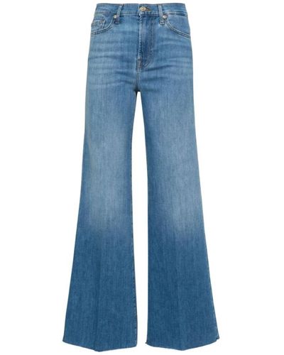 7 For All Mankind Jeans > flared jeans - Bleu