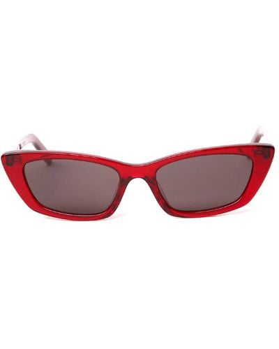 Saint Laurent Acetate Cat-Eye Sunglasses - Pink