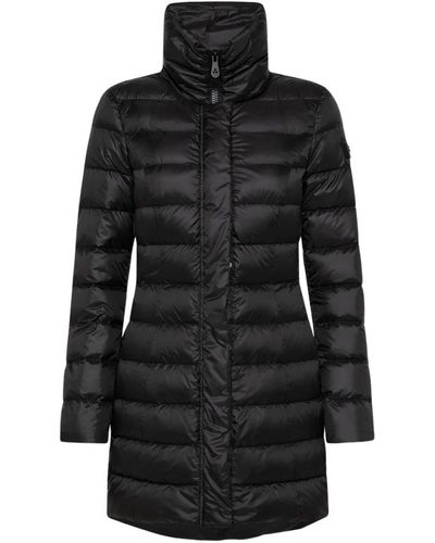 Peuterey Down jacket with high collar - Nero