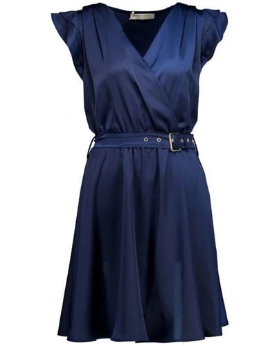 Rinascimento Short Dresses - Blue