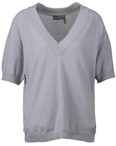 Elias Rumelis V-Neck Knitwear - Grey