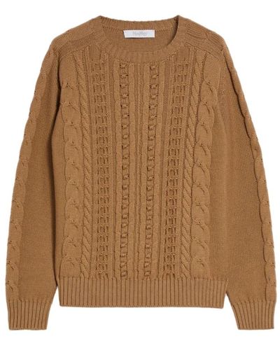 Max Mara Braune sweaters für frauen